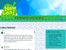 Tablet Screenshot of newleafhq.com